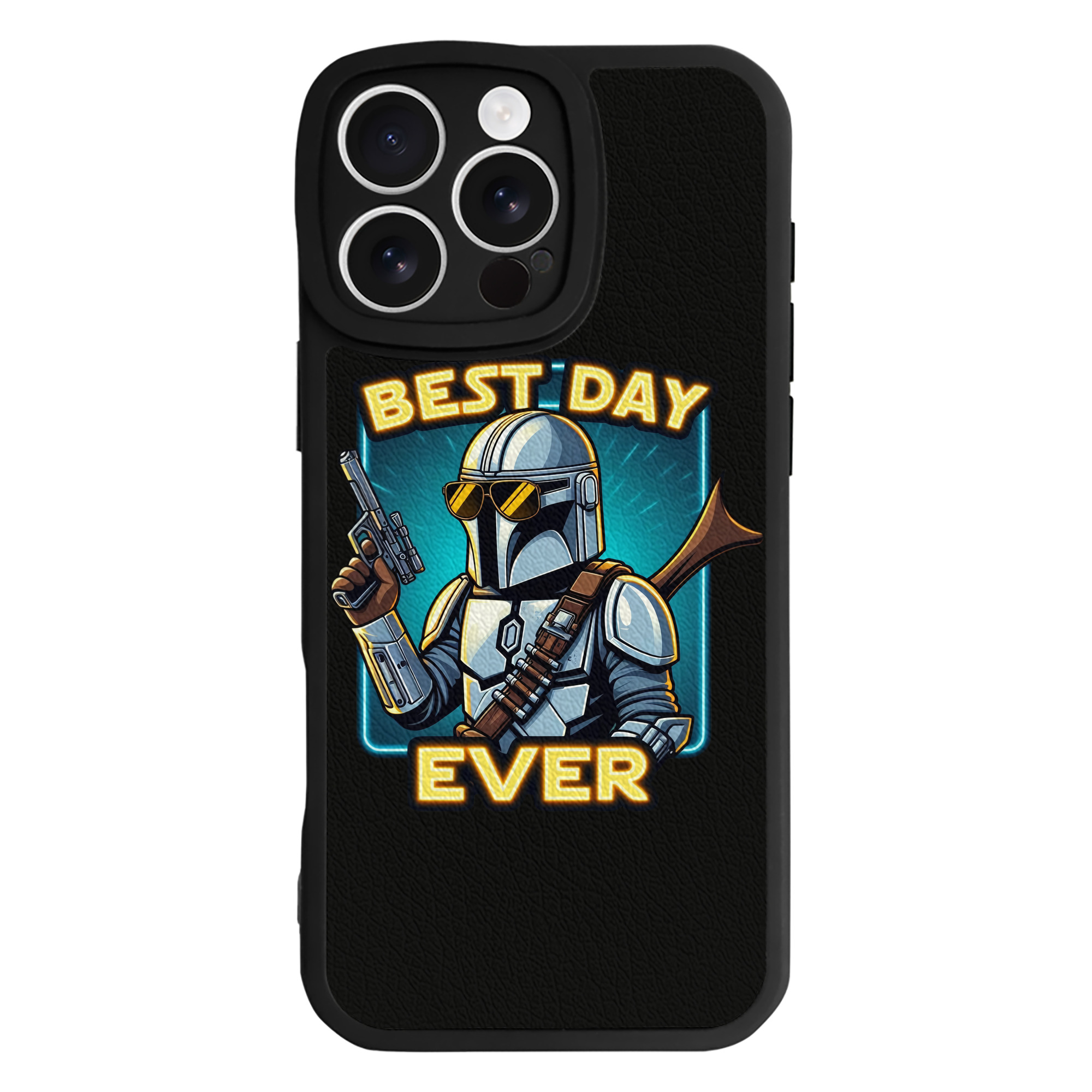 （画像用） スター・ウォーズ Star Wars 【iPhone 16シリーズ対応】シリコンスマホケース（レザー調） 材質：シリコン
